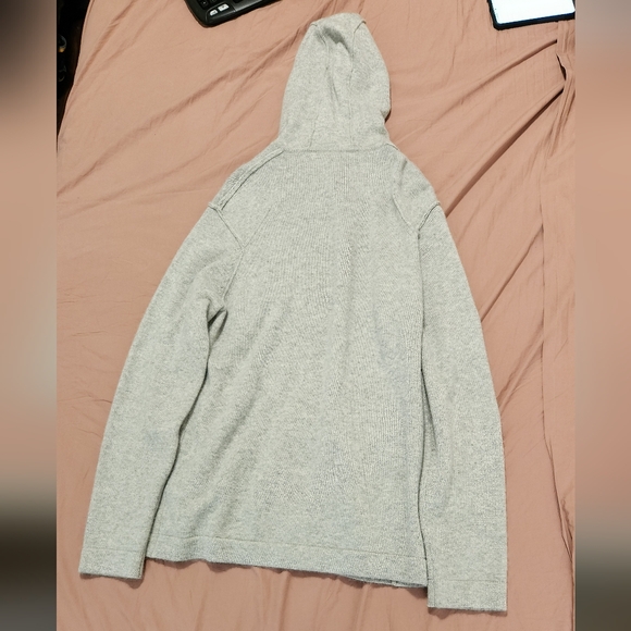 Mens naked cashmere zip up hoodie - Picture 4 of 6